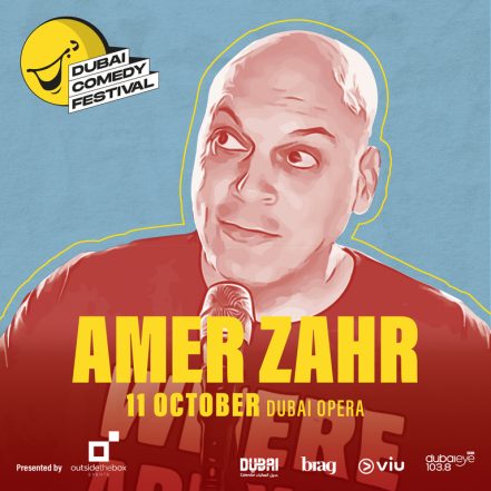 Amer Zahr Live at Dubai Comedy Festival 2025 – Dubai Comedy Festival JUZN.com Special Offers, Deals & Discounts
