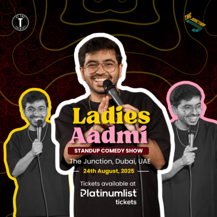 Ladies Aadmi ft. Vivek Samatani Live at The Junction in Dubai – Comedy Events JUZN.com Special Offers, Deals & Discounts